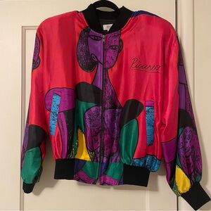 80s/90s Picasso bomber jacket